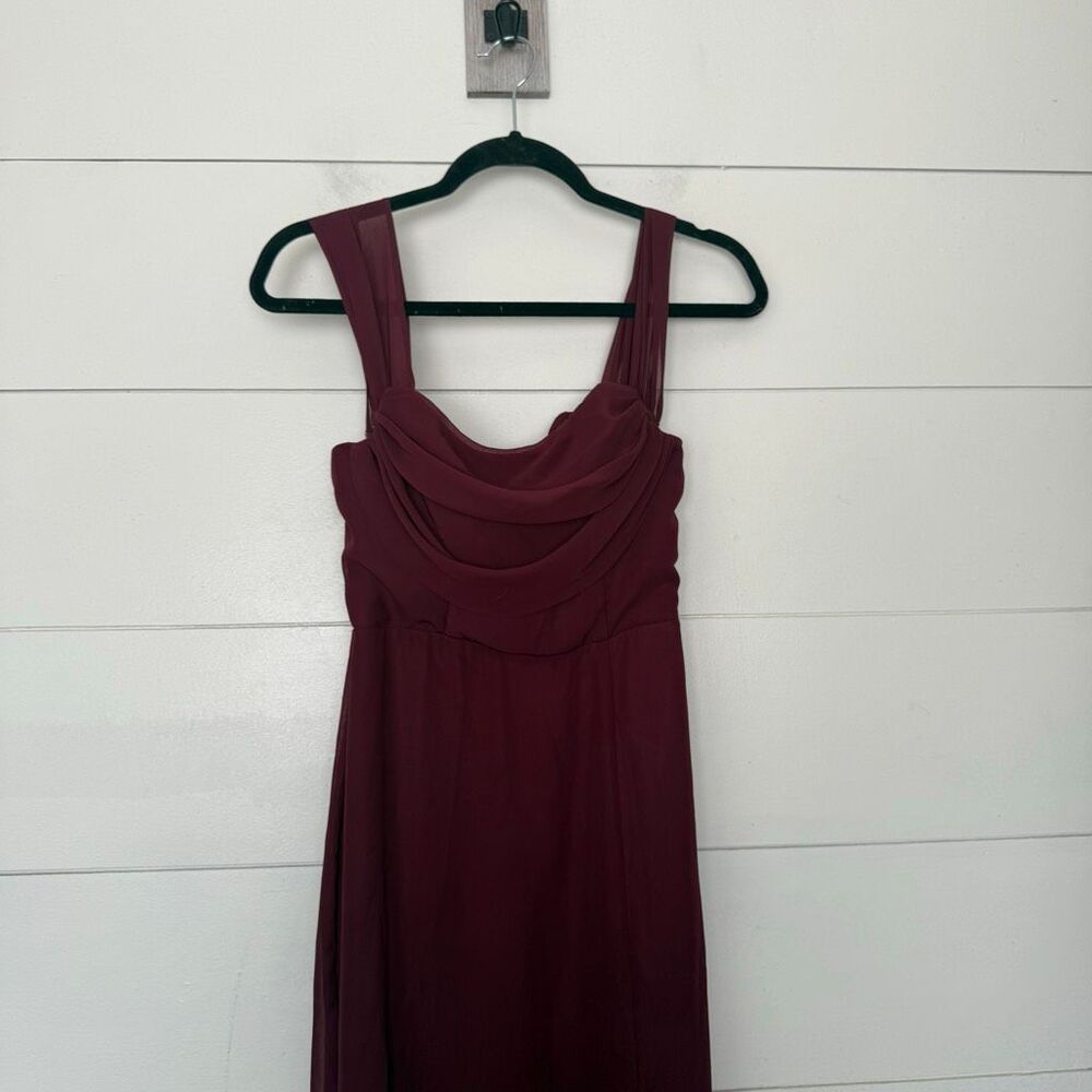 Birdy Grey Women’s XS Maroon Cabernet Grecian Dress